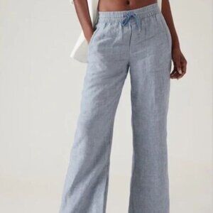 Athleta Light Blue Wide Leg Pants